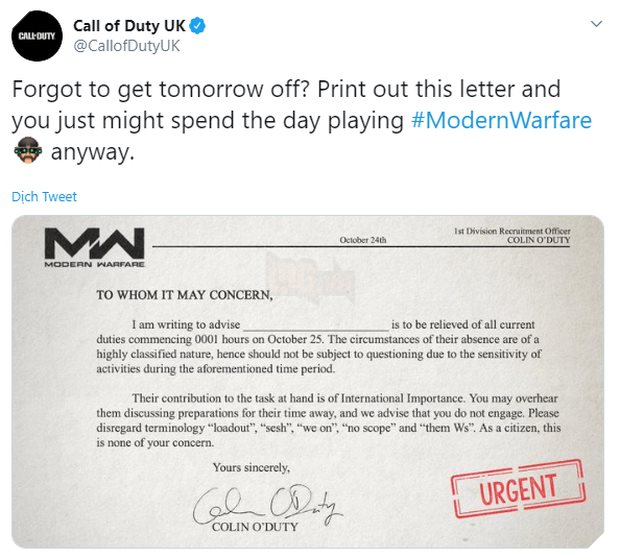 Nam game thủ viết đơn xin nghỉ phép để chơi game cả ngày và cái kết đắng lòng