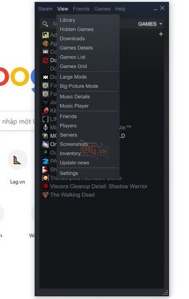 Hướng dẫn cách đổi giao diện Thư Viện Steam mới sang cũ thu gọn hơn 6