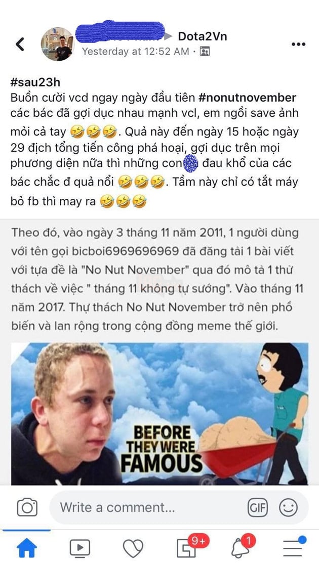 Phản ứng của cộng đồng mạng sau 3 ngày tham gia No Nut November ! 5