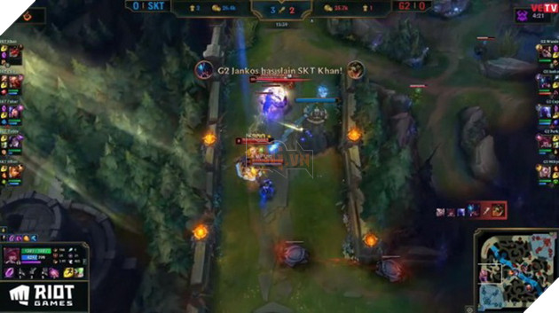 CKTG 2019: SKT T1 bối rối trước G2 và thất bại trước tấm vé Chung Kết Thế Giới 2