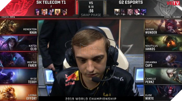 CKTG 2019: SKT T1 bối rối trước G2 và thất bại trước tấm vé Chung Kết Thế Giới 7