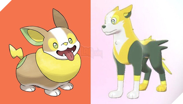 Yamper and Bolthund Pokemon Sword and Shield