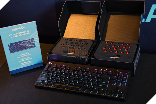 Bàn phím cơ Logitech G PRO X với khả năng thay Switch một cách dễ dàng 11