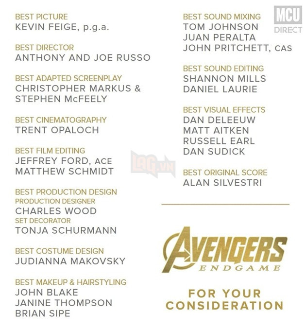 Dù thích hay không, cuối cùng Robert Downey Jr. đã được Disney đề cử tranh giải Oscar 2