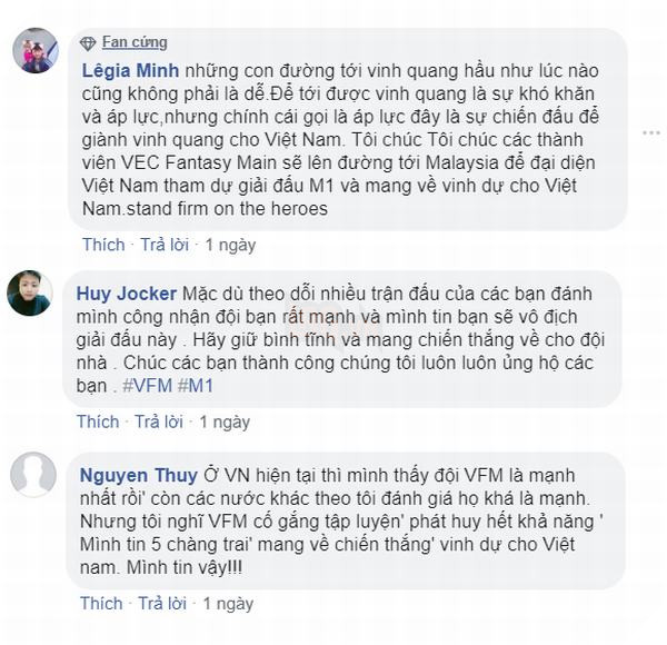 Cộng đồng gửi lời hay ý đẹp đến đội tuyển Mobile Legends: Bang Bang Việt Nam trước giải M1 3
