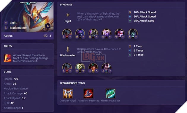 TFT Set 2 Aatrox