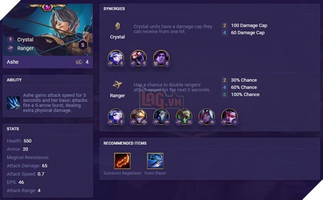 TFT Set 2 Ashe