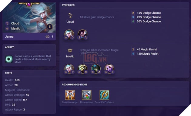 TFT Set 2 Janna