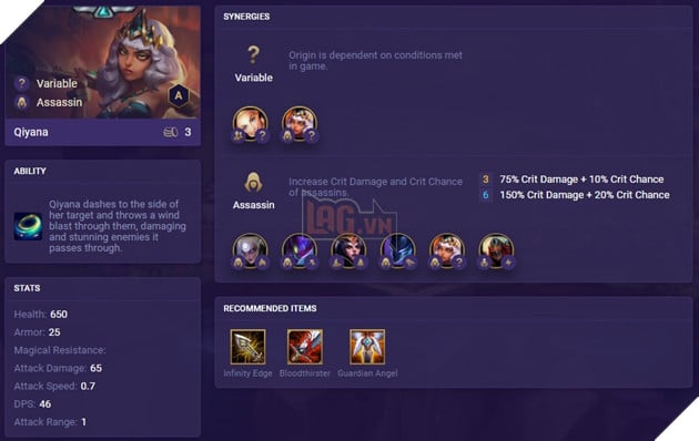 TFT Set 2 Qiyana