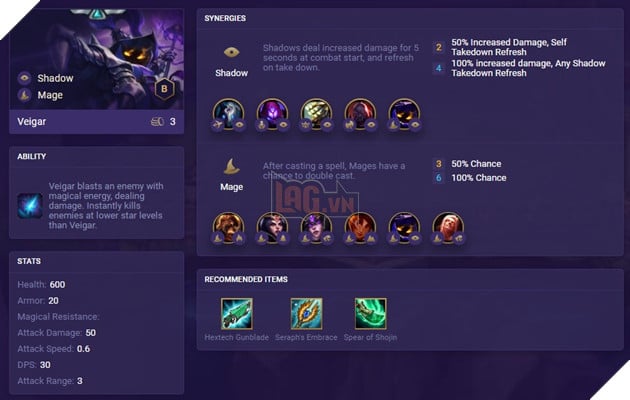 TFT Set 2 Veigar
