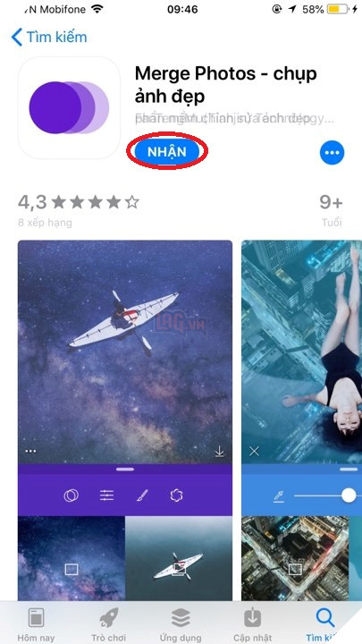 Cách tải ứng dụng Merge Photos về thiết bị iOS  2