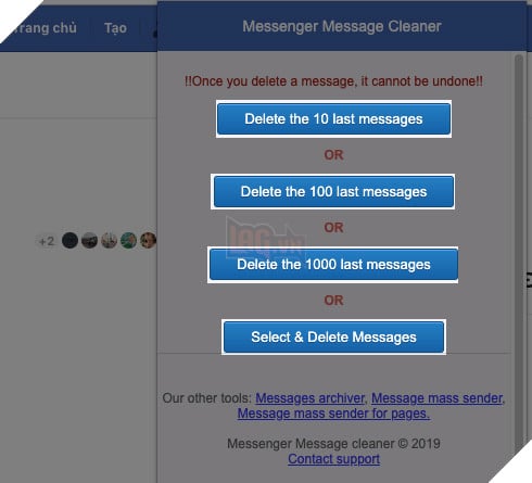 Hướng dẫn: Mẹo xóa loạt tin nhắn trên Facebook Messenger trong một nốt nhạc  3
