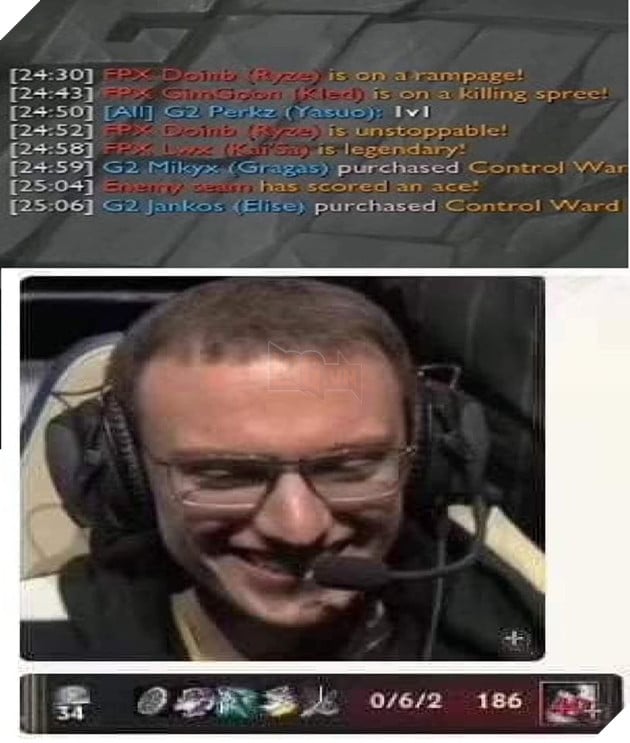 LMHT: Dù trong thế thua nhưng Perkz vẫn nổi máu trẻ trâu , gạ solo Yasuo 1vs1 với FPX 3