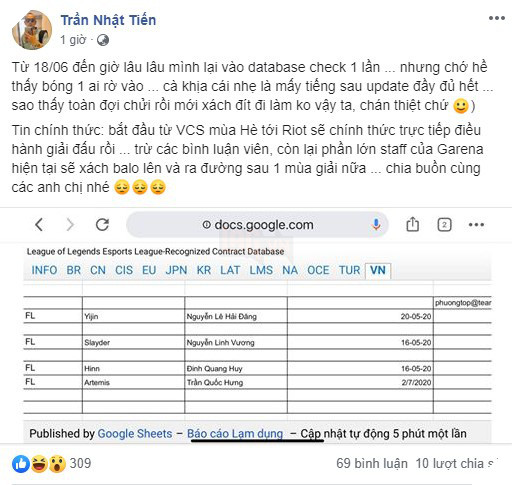 LMHT - Quản lý cũ Team Flash tiết lộ thông tin gây sốc: Garena mất quyền tổ chức VCS hè 2020 vào tay Riot Games? - Ảnh 1.