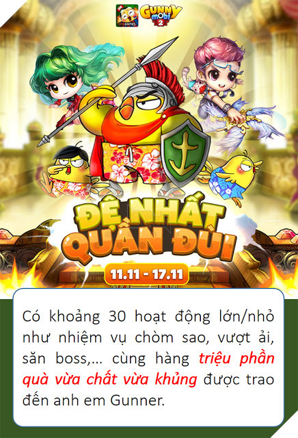 Gunny Mobi liên tục ra mắt nhiều sự kiện hot 4