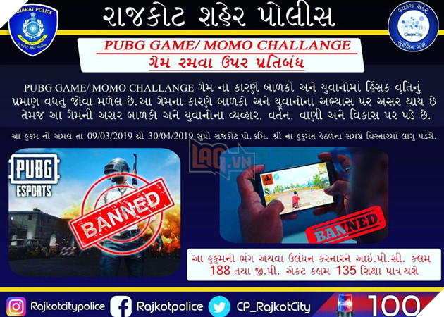 Game thủ lén chơi PUBG Mobile tại Ấn Độ sẽ bị cảnh sát và chính quyền bắt phạt 4