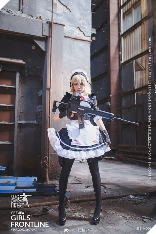 Cùng ngắm nhìn bộ Cosplay nữ xạ thủ xinh xắn trong Girl's Frontline súng ống cực chất 7