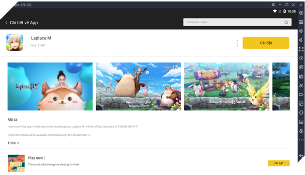 Hướng dẫn: Cách chơi game Laplace M trên phần mềm giả lập 6