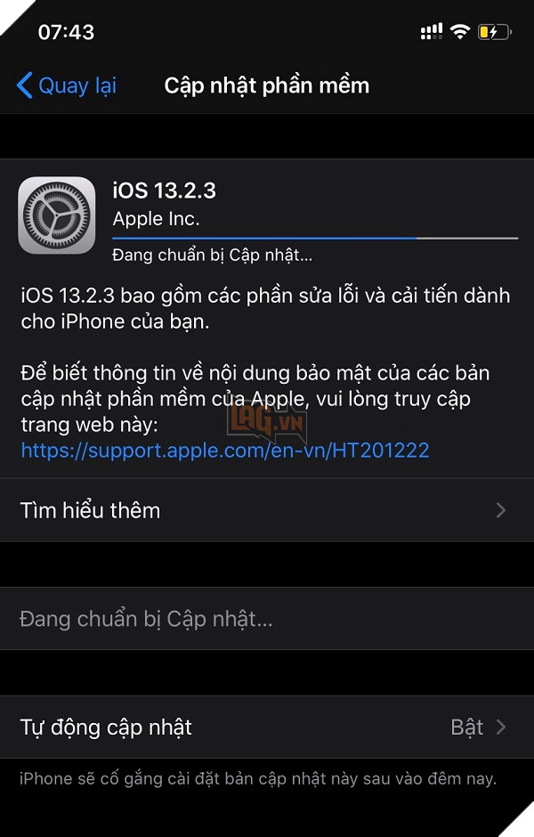 Apple: Tất tần tật thông tin bản cập nhất iOS 13.2.3 2