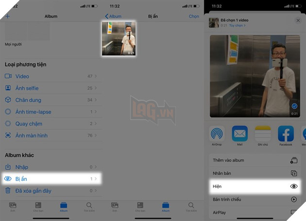 Hướng dẫn: Không cần ứng dụng thứ 3 mà bạn có thể ẩn hình hoặc video riêng tư trên iPhone 3