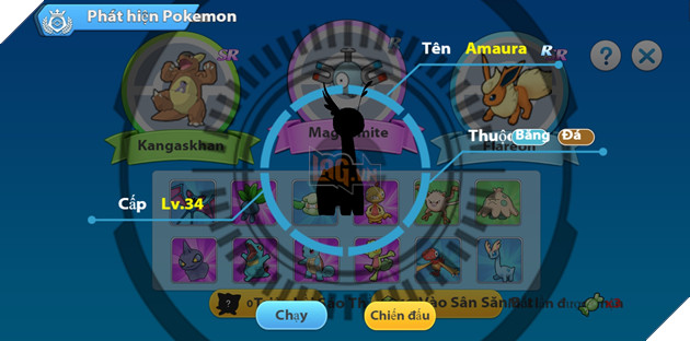 Hướng dẫn tính năng bắt pokemon trong poke origin 4