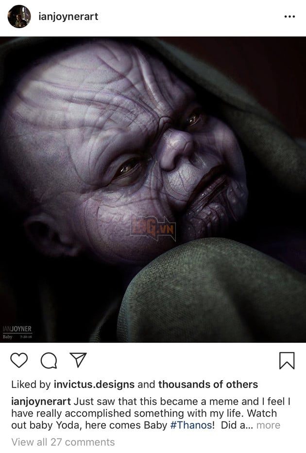 Hé lộ hình ảnh sơ sinh của siêu ác nhân Thanos  3