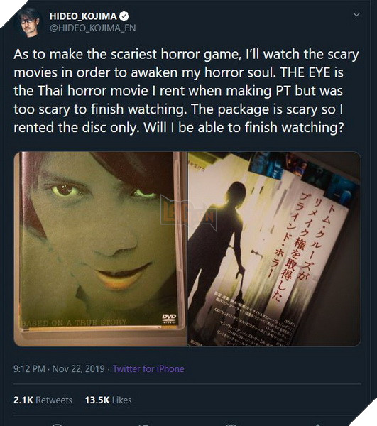 Sau Death Stranding, Kojima tìm cảm hứng game kinh dị qua phim Ma Thái Lan 2