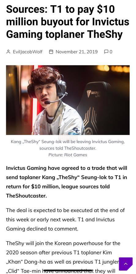 LMHT: Bất ngờ rộ tin đồn TheShy sẽ là bản hợp đồng bom tấn của SKT T1 với giá lên đến 10 triệu USD 2