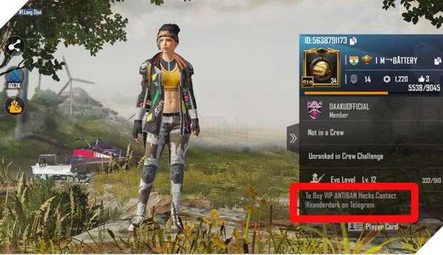 Tài khoản top 1 PUBG Mobile châu Á công khai sử dụng hack/cheat khiến game thủ hoảng hồn