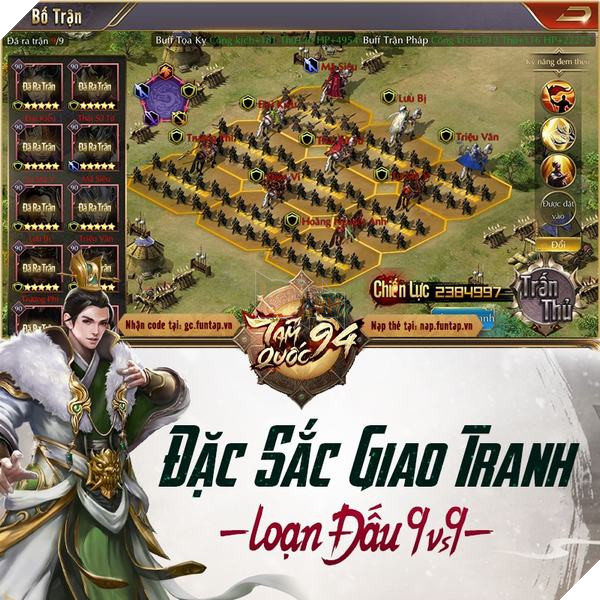 Tam Quốc 94 - “kẻ dị biệt” của làng game Việt 2019 chính thức ra mắt 10h00 hôm nay, 27/11 2