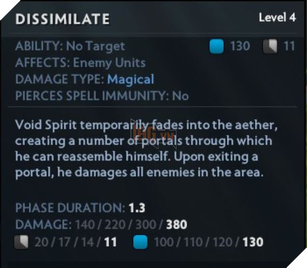 DOTA 2: Chi tiết bộ kĩ năng của Void Spirit - Khống chế kèm dame tay cực khủng 6