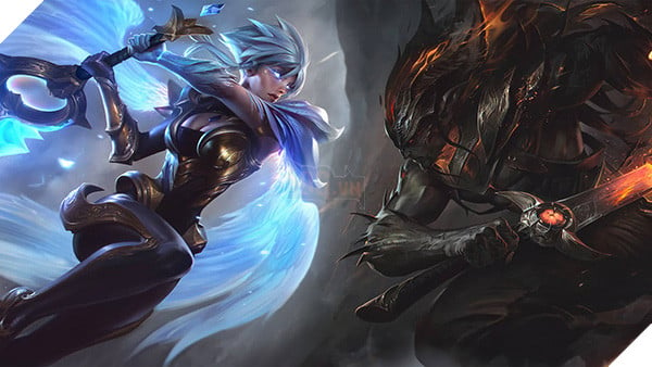 Image result for yasuo and riven"