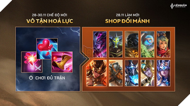 Liên Quân Mobile: Chế độ Vô Tận Hỏa Lực có mặt với hàng loạt sự kiện hấp dẫn không thể bỏ qua 3