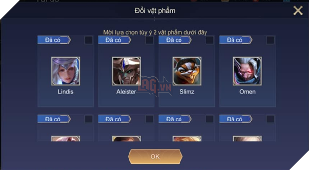 Liên Quân Mobile: Garena tặng FREE 10 tướng, gồm cả Zip và Astrid vào ngày 8/12 tới