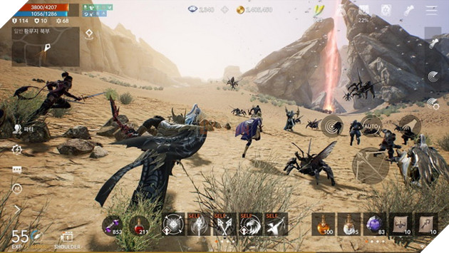 Lineage 2M thử nghiệm tại Hàn Quốc với chất lượng hình ảnh 4K HD đẹp hơn cả bản PC 2