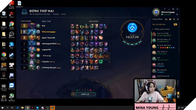 Suýt khóc òa vì bị đối phương giết tới 18 mạng, cô giáo Mina Young vẫn đốn tim học trò vì biểu cảm quá đáng yêu - Ảnh 10.