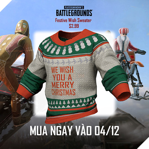 PUBG chính thức ra mắt các skin Giáng Sinh 2019 cực chất  5