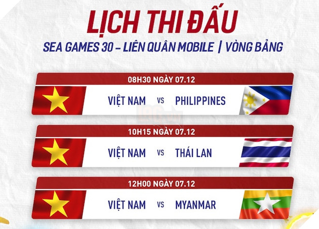 Lịch thi đấu Liên Quân Mobile của đại diện Việt Nam tại SEA Games 30 - 2