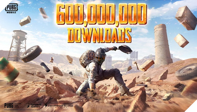 PUBG Mobile vượt mức 600 triệu lượt tải, vượt qua thành công của bản PC đàn anh 2