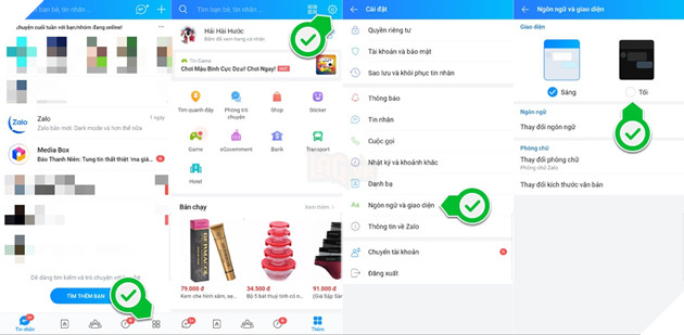 Hướng dẫn: Cách đổi sang chế độ Dark Mode trên ứng dụng Zalo cho thiết bị Android 2