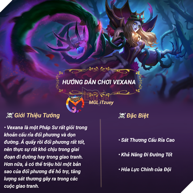 Mobile Legends: Bang Bang - HƯỚNG DẪN CÁCH CHƠI TƯỚNG VEXANA