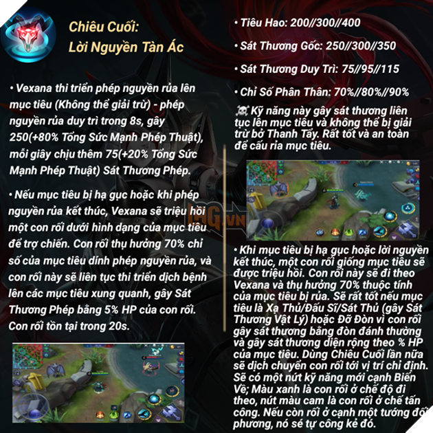 Mobile Legends: Bang Bang - HƯỚNG DẪN CÁCH CHƠI TƯỚNG VEXANA 4
