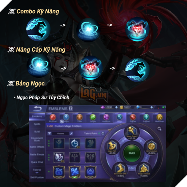 Mobile Legends: Bang Bang - HƯỚNG DẪN CÁCH CHƠI TƯỚNG VEXANA 5