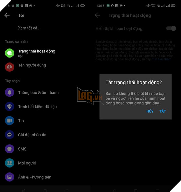 Cách tắt trò chuyện, ẩn nick khi online trên Facebook 4