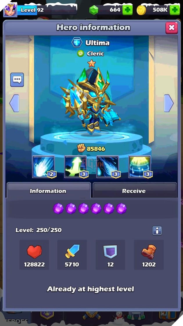 Top những hero mạnh nhất TapTap Heroes mà game thủ cần phải sở hữu khi tham gia game 9