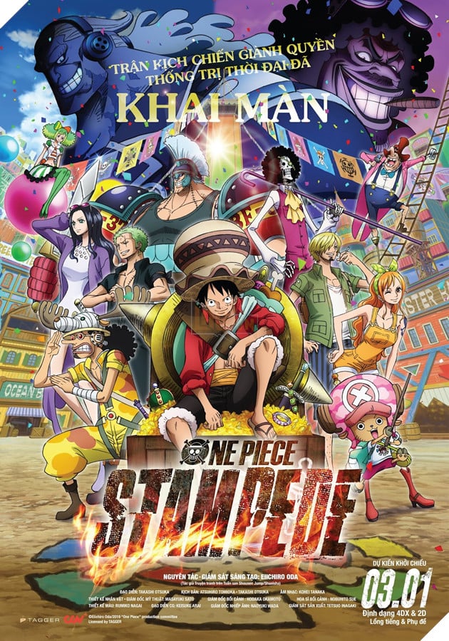 One Piece chính thức trở lại với trận kịch chiến hoành tráng trong One Piece Stampede