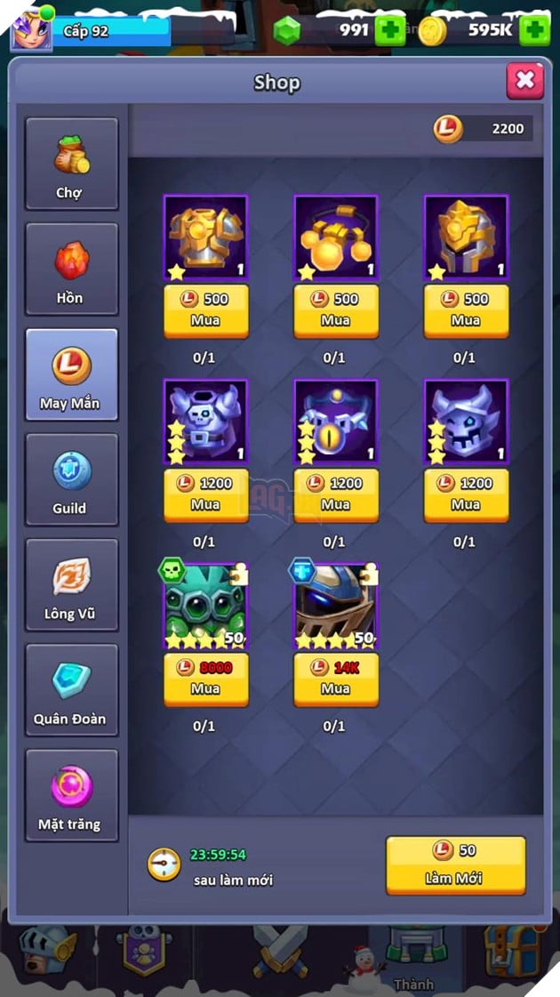 Taptap Heroes: Hướng dẫn cách mùa đồ trong shop một cách hợp lý nhất 3