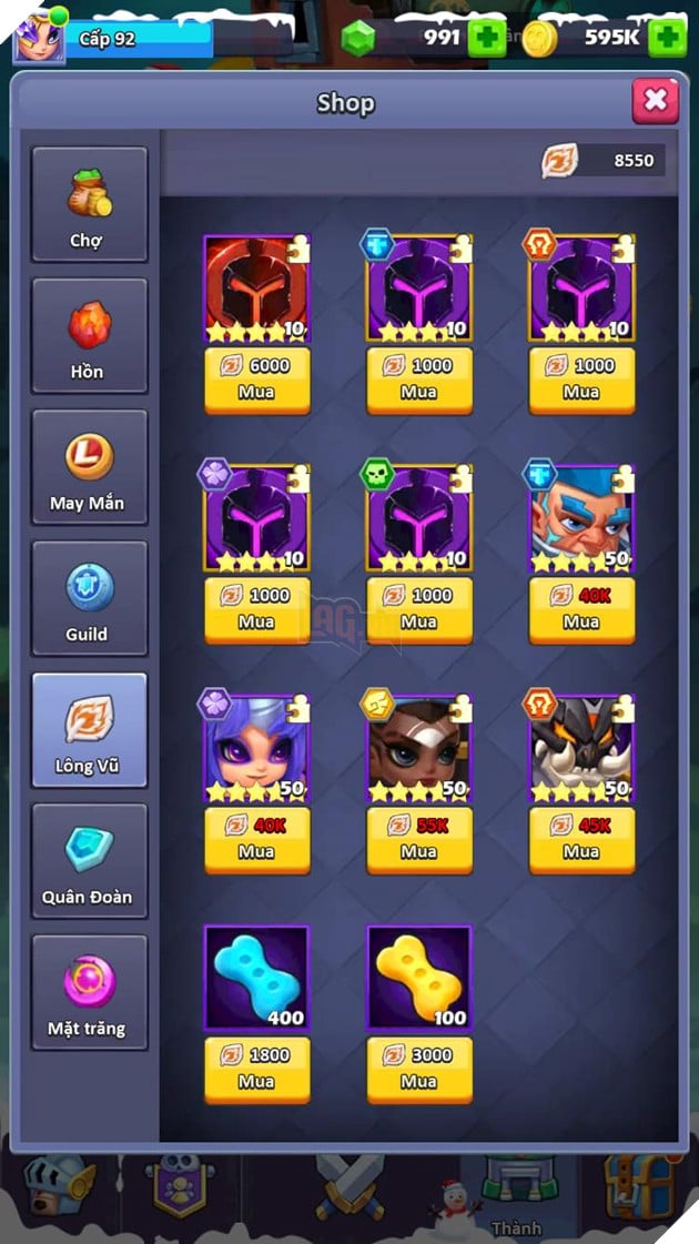 Taptap Heroes: Hướng dẫn cách mùa đồ trong shop một cách hợp lý nhất 5