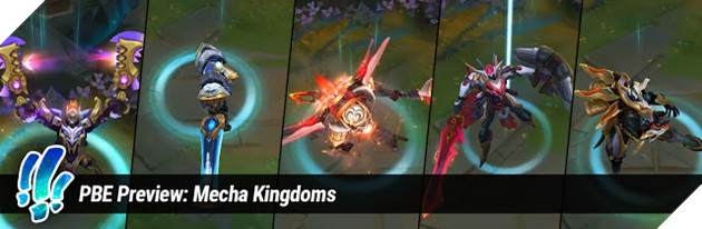 LMHT - Bộ Skin Vương Quốc người máy chính thức ra mắt ở máy chủ thử nghiệm