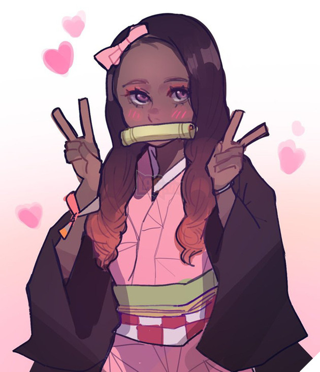 Kimetsu no Yaiba: Phiên bản cosplay Nezuko da màu gây tranh cãi dữ dội trên mạng xã hội - Ảnh 5.